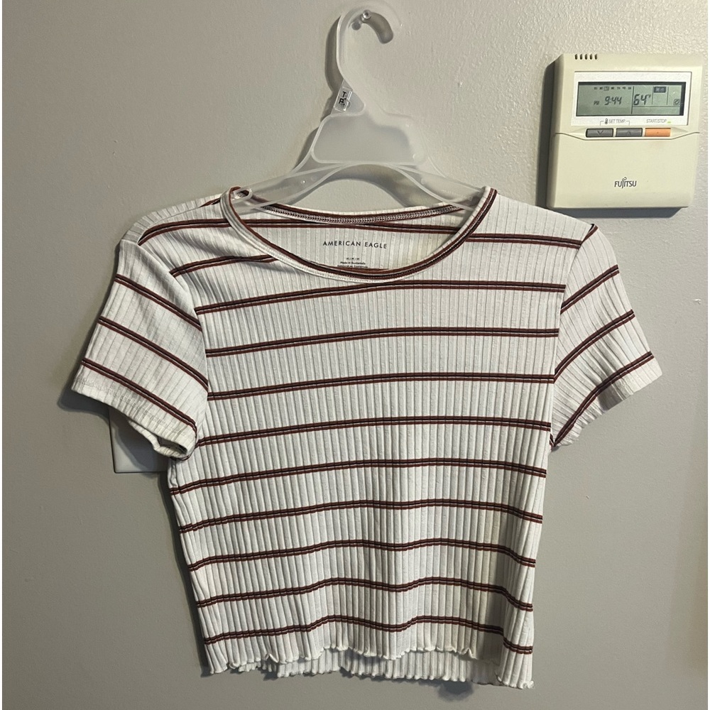 American Eagle Striped T-Shirt
